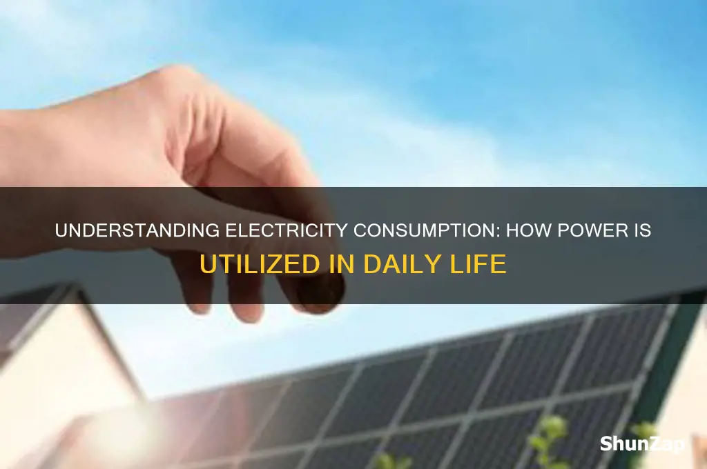how is electricity used up