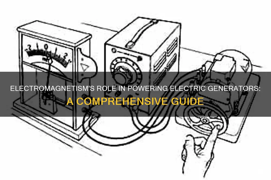 how is electromagnetism used in an electric generator