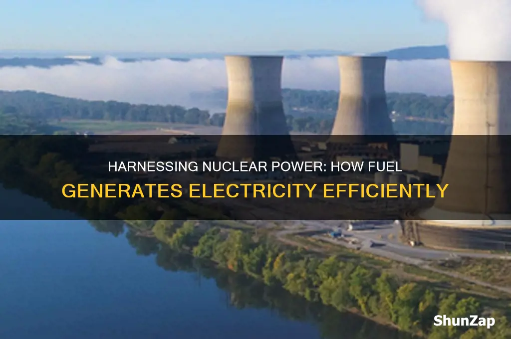 how is energy from nuclear fuels used to generate electricity