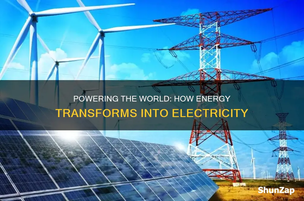 how is energy used to generate electricity