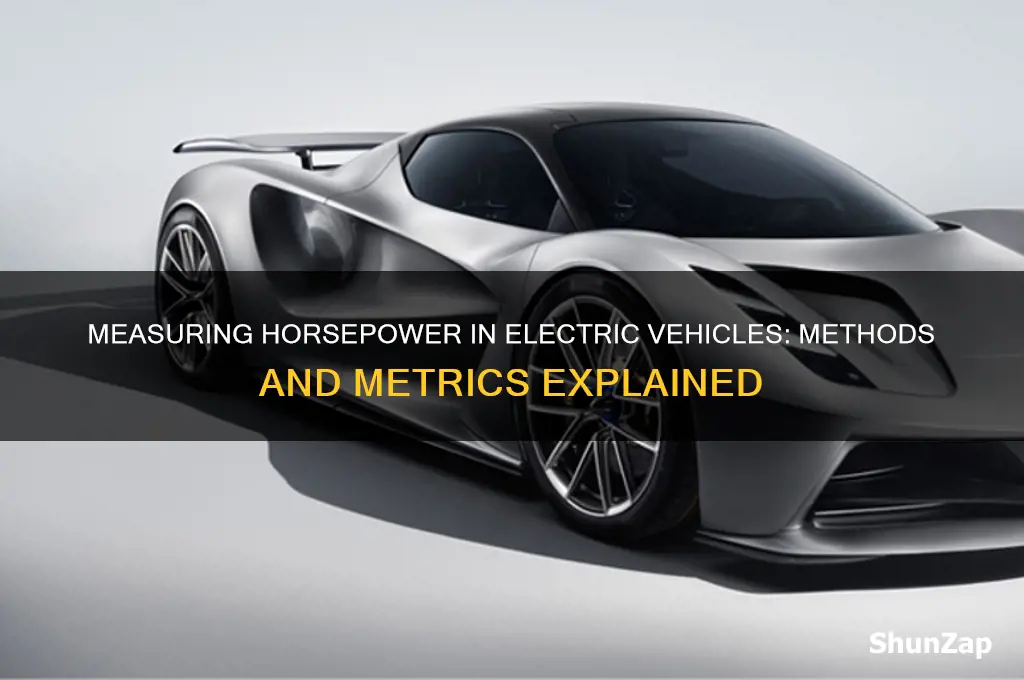 how is horsepower measured in electric cars