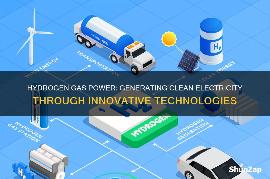 how is hydrogen gas used to generate electricity