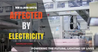 Electricity's Effect on Liquid Crystal Molecules