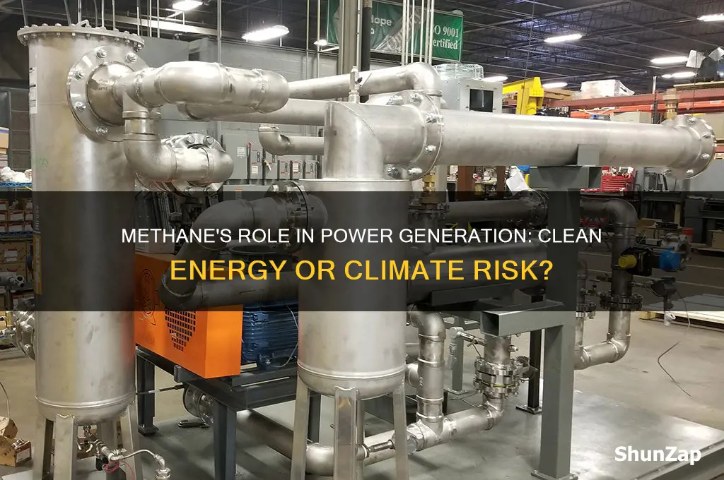 how is methane used to generate electricity