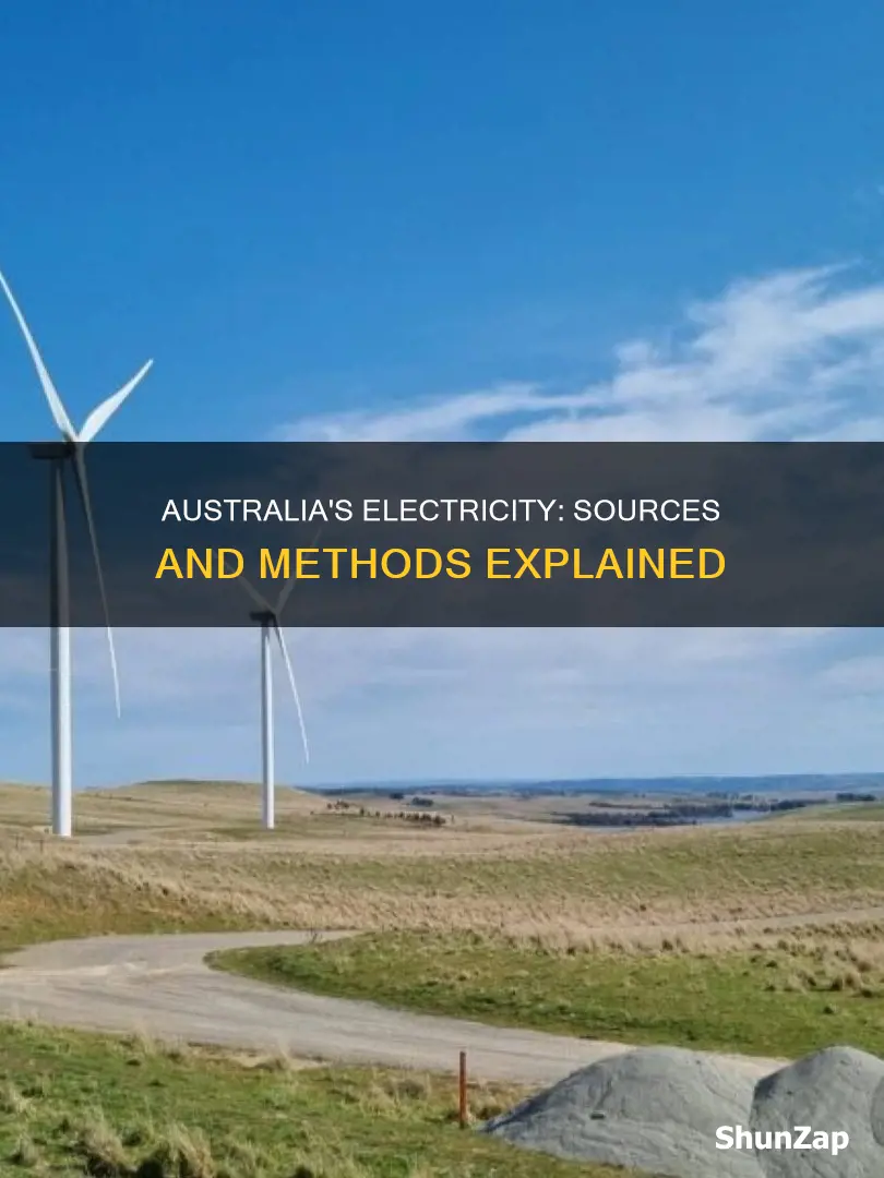 how is most electricity in australia made