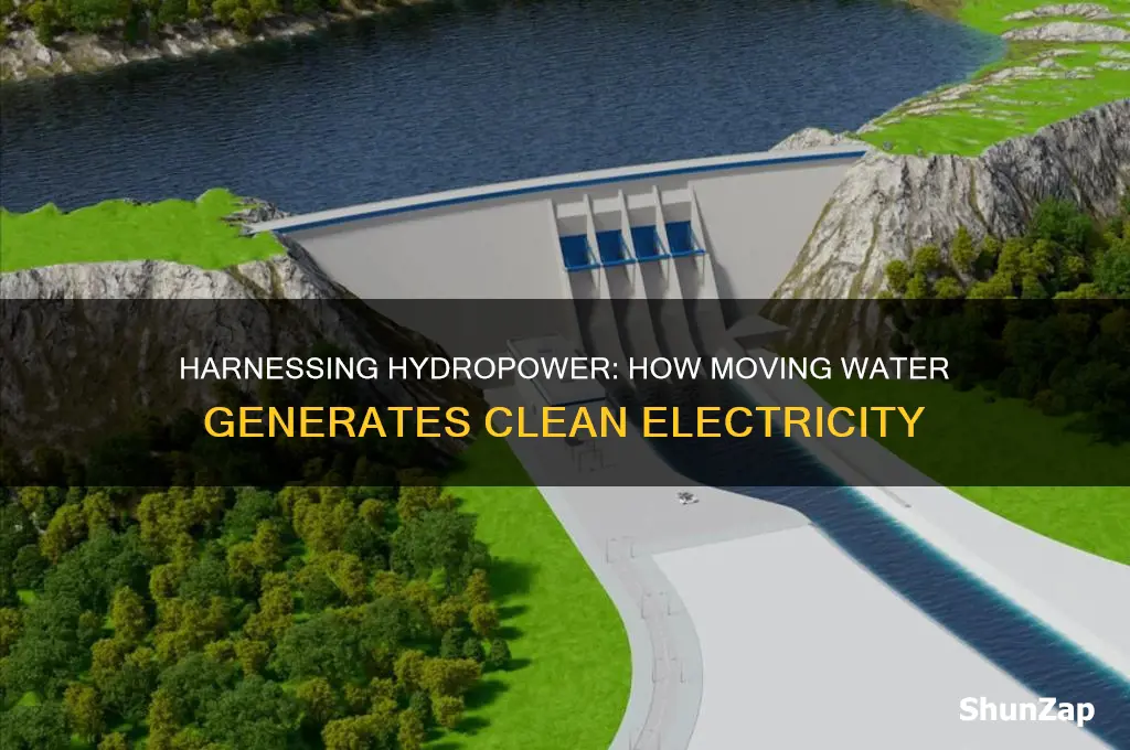 how is moving water used to generate electricity