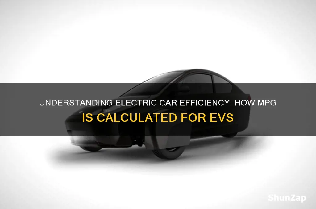 how is mpg calculated for electric cars
