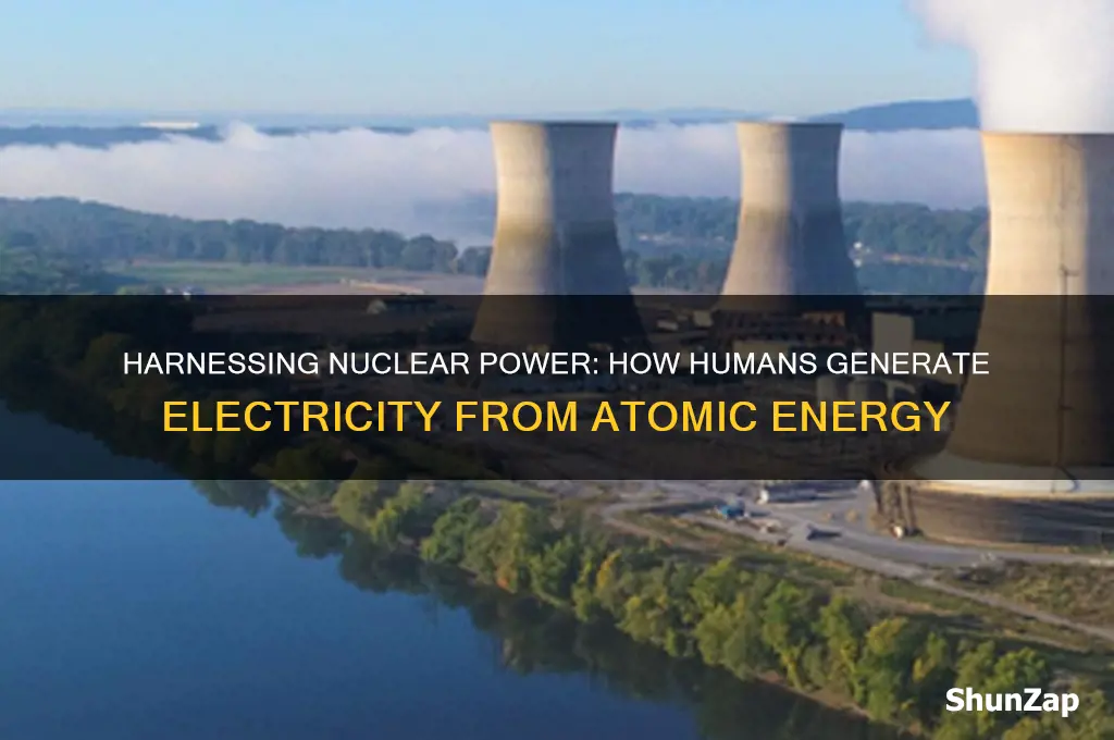 how is nuclear energy used by humans to generate electricity