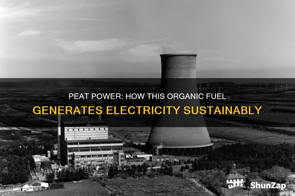 how is peat used to generate electricity