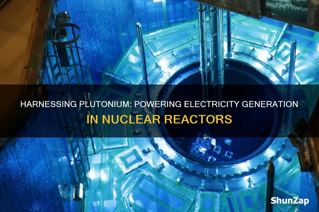 how is plutonium used to generate electricity