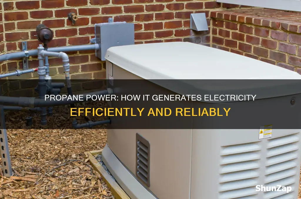 how is propane used to generate electricity