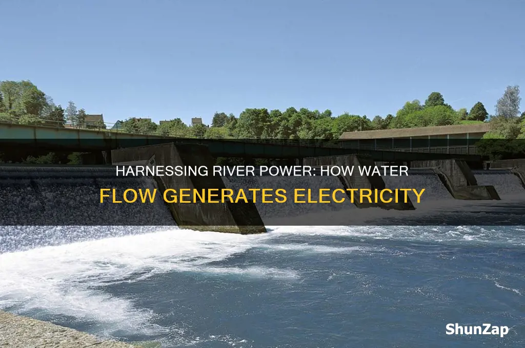 how is river water used to generate electricity