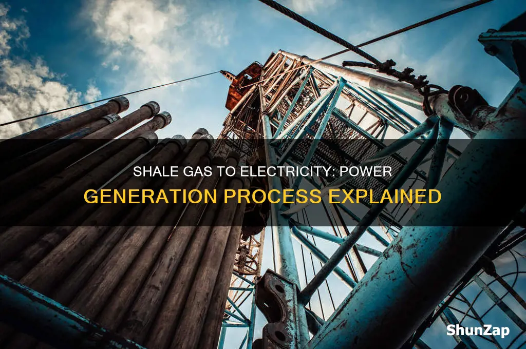 how is shale gas used to produce electricity