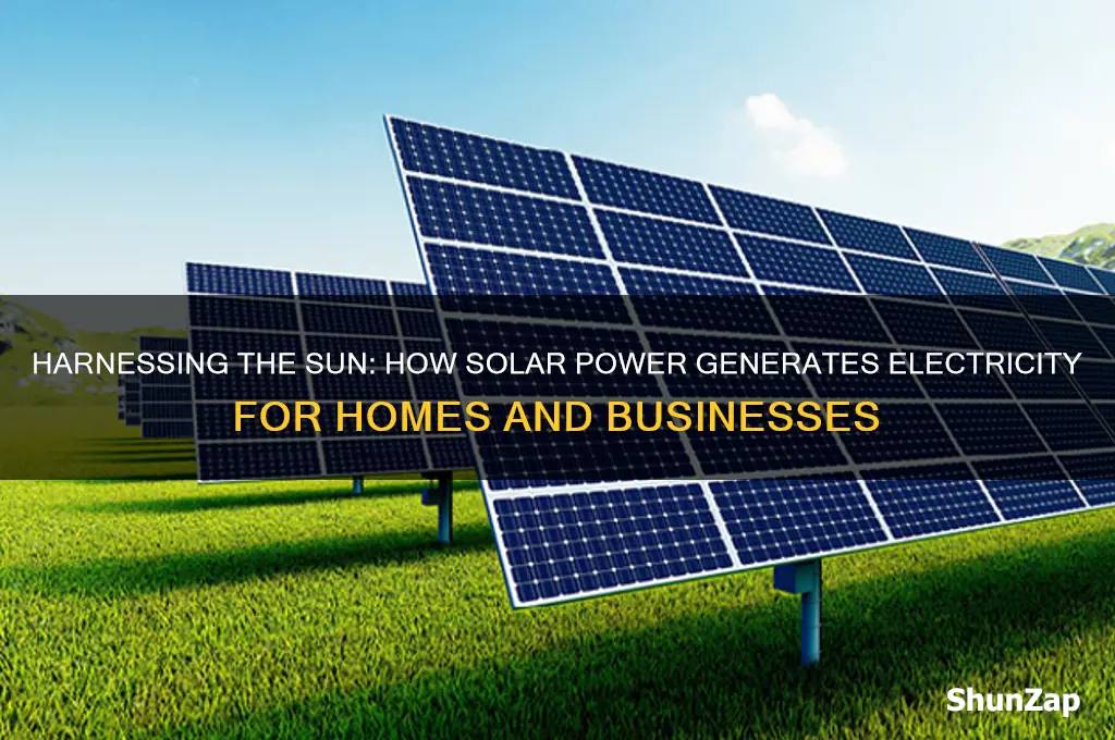 how is solar power used for electricity