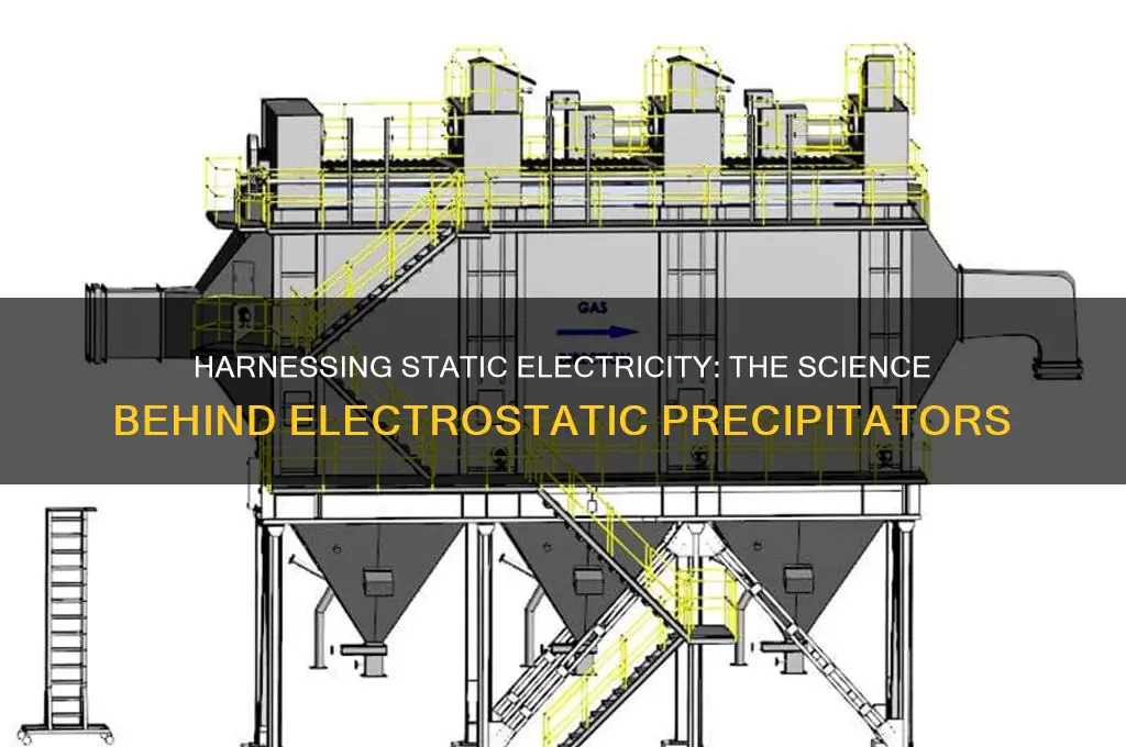 how is static electricity used in electrostatic precipitator