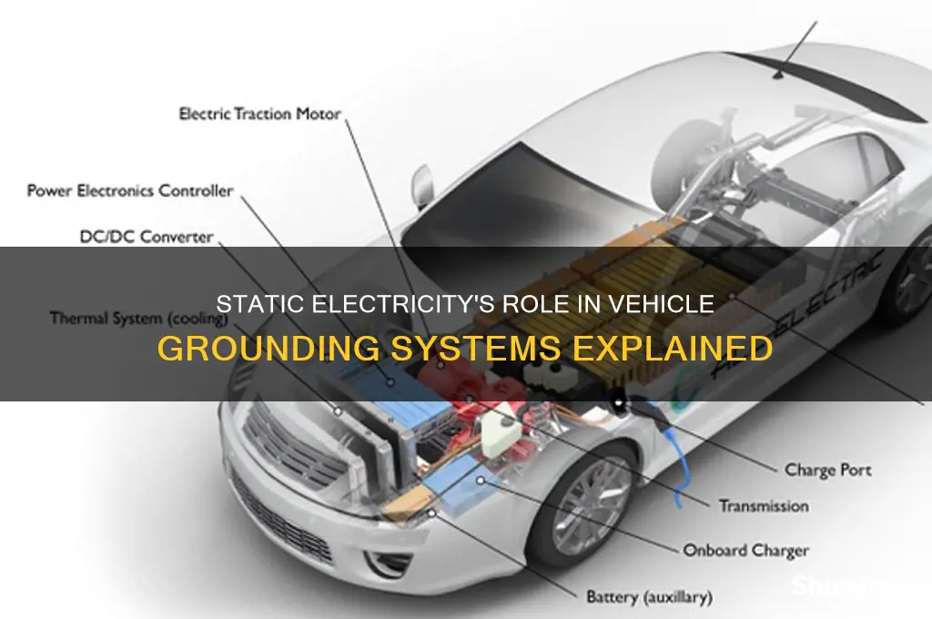 how is static electricity used in grounding on vehicles