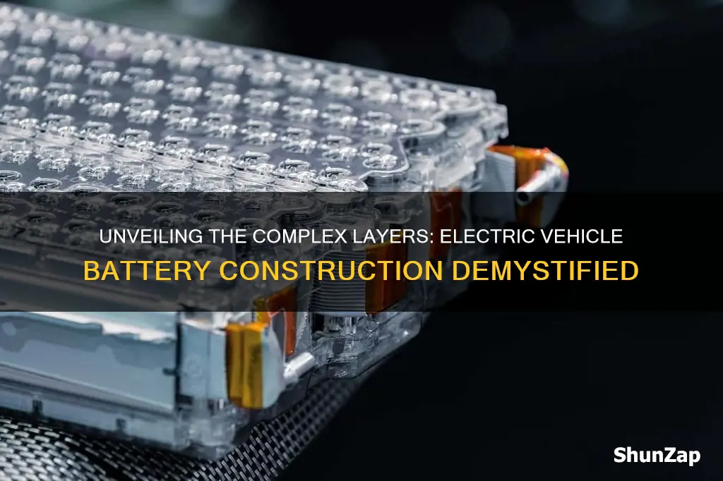 how is the construction of an electric vehicle battery structured