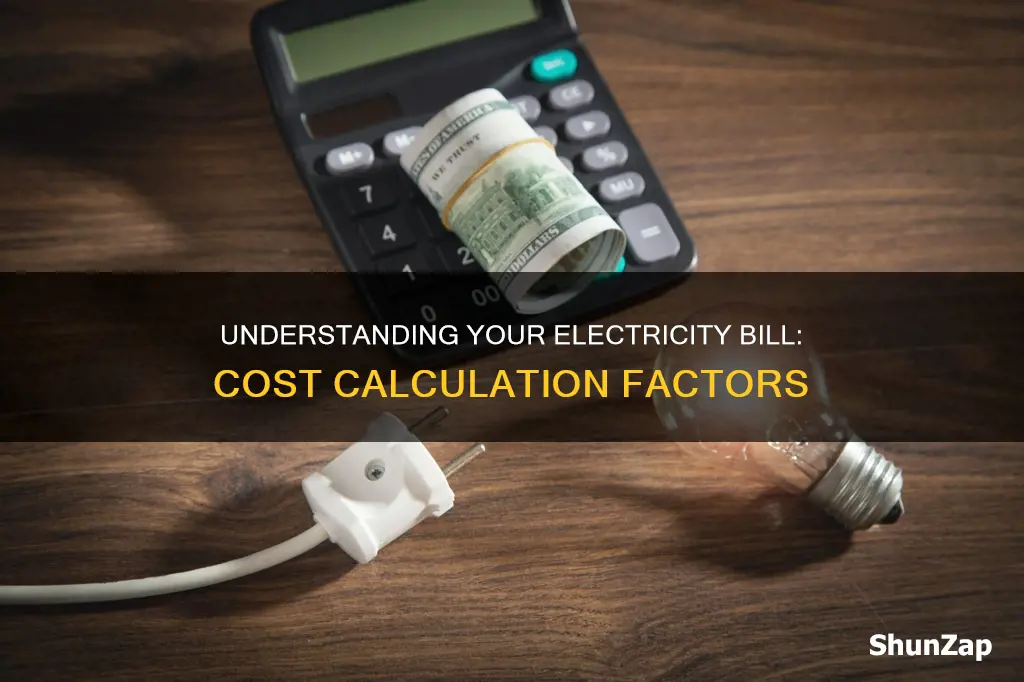 how is the cost of electricity calculated