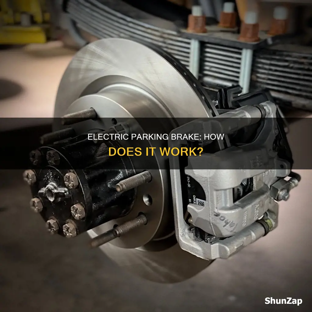 how is the electric parking brake actuated