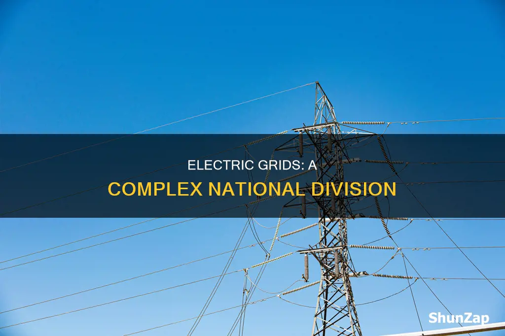 how is the national electric grid divided