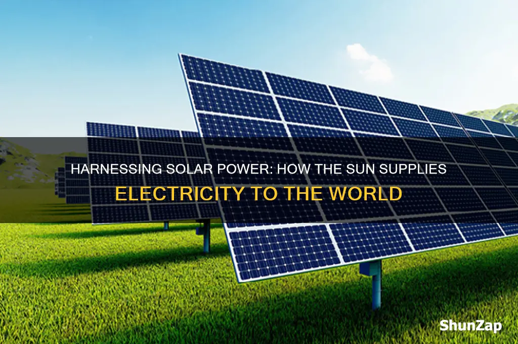 how is the sun used to supply electricity