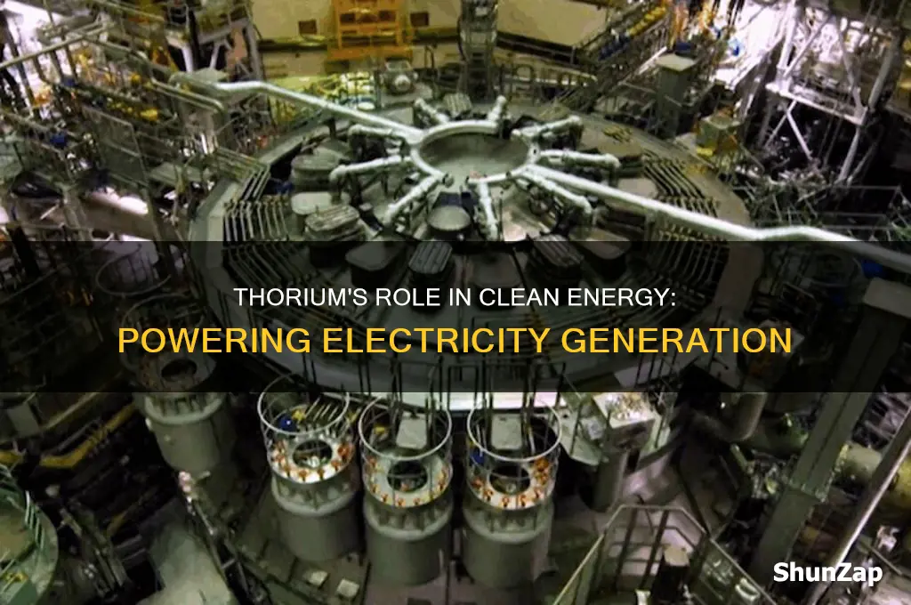 how is thorium used to produce electricity