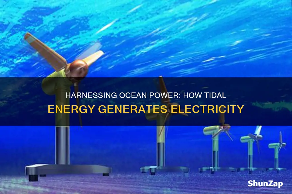 how is tidal energy used to create electricity