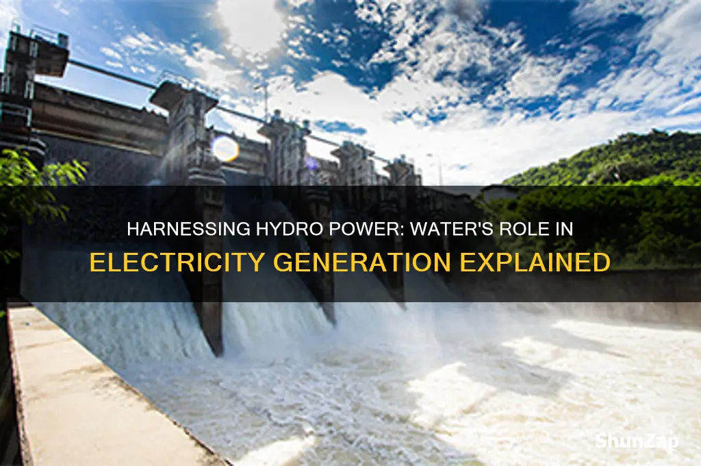 how is water used to generate electricity site edu