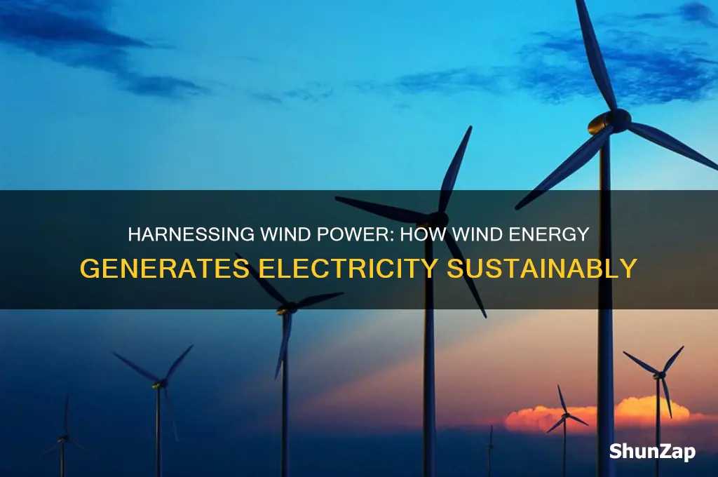 how is wind energy source used to generate electricity