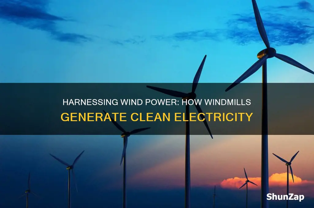 how is windmill used to generate electricity