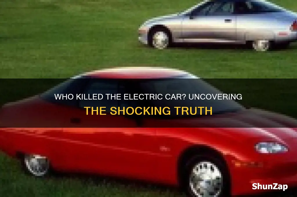 how killed the electric car worksheet