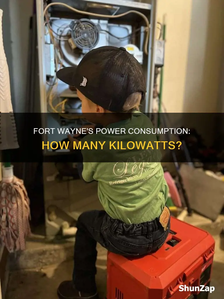 how kilowatts electricity does fort wayne consume