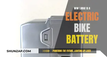 Electric Bike Battery: Understanding Size and Power Requirements