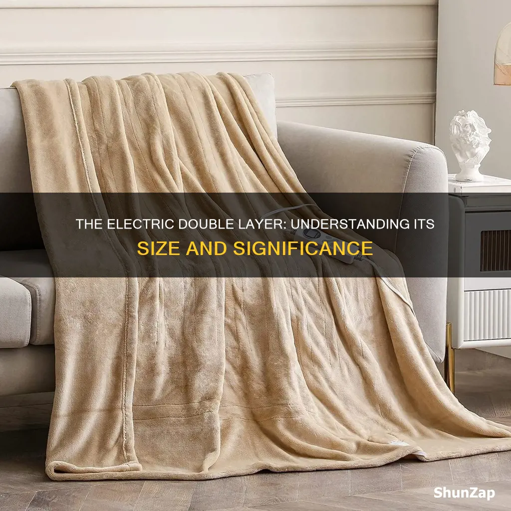 how large is the electric double layer