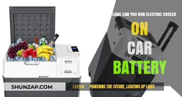 Running Electric Coolers on Car Batteries: How Long Can You Go?
