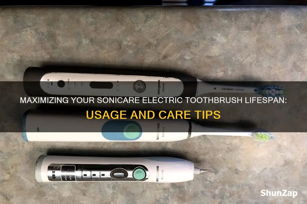 how long can you use a a sonicare electric toothbrush