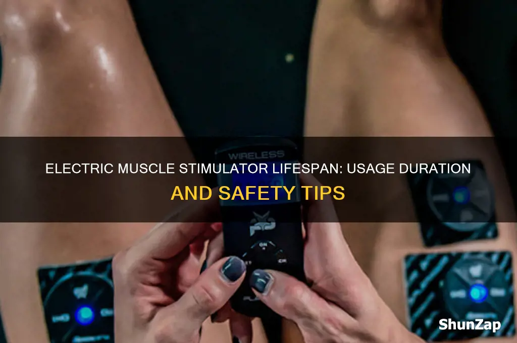 how long can you use electric muscle stimulator