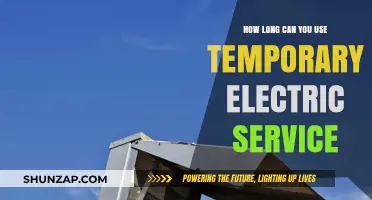 Temporary Electric Service Lifespan: How Long Can You Safely Use It?