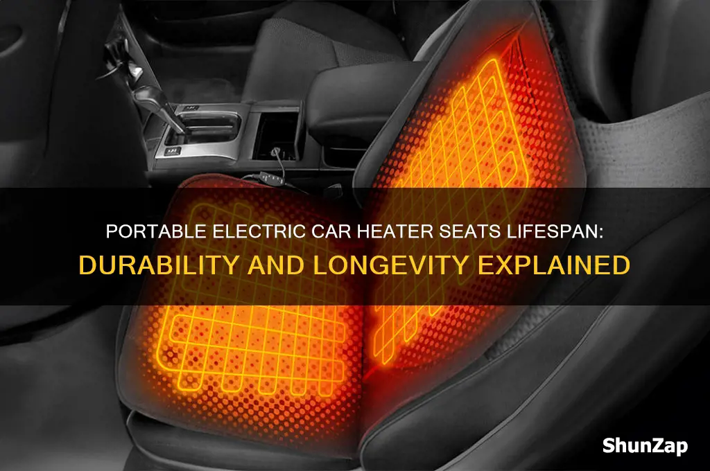 how long do the portable electric car heater seats last
