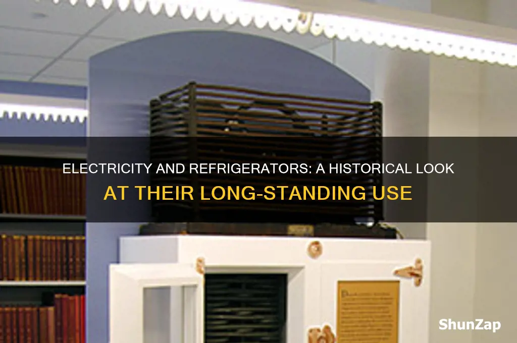 how long has electricity refrigerator use