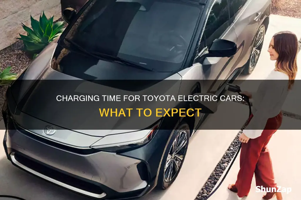 how long it takes to charge a toyota electric car
