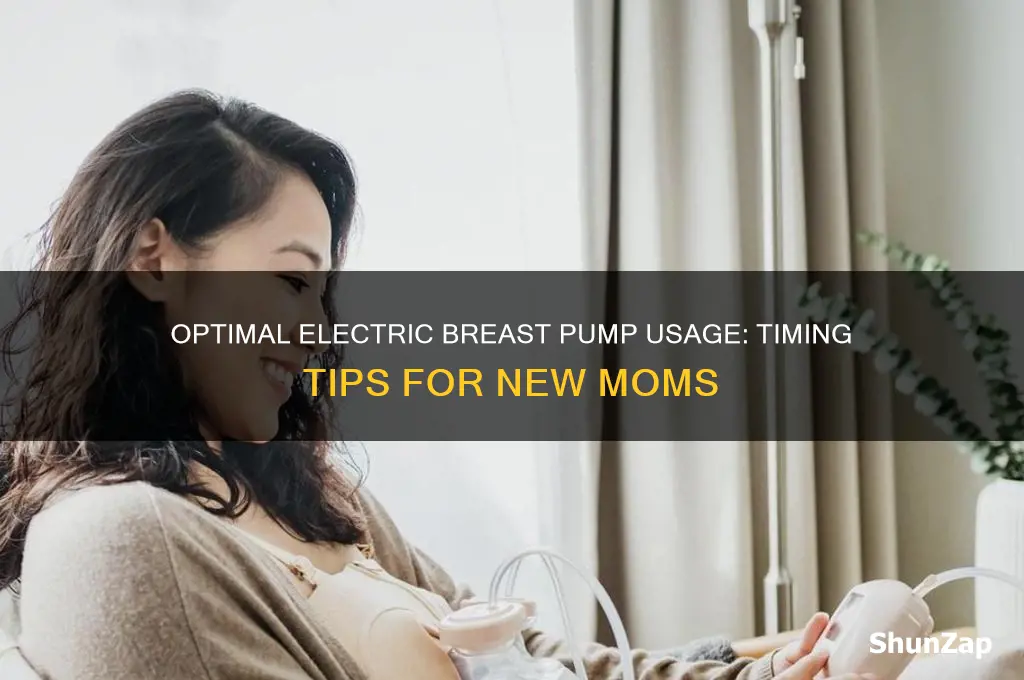 how long should i use an electric breast pump