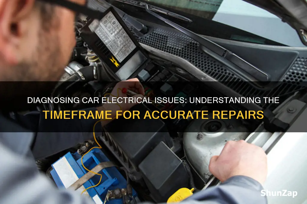 how long should it take to diagnose car electrical