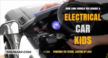 Charging Electric Car Kids: Optimal Time for Safe and Efficient Power-Up