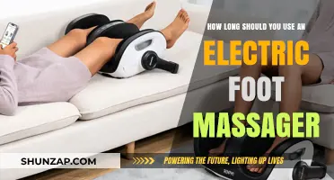 Optimal Electric Foot Massager Usage: Duration Tips for Maximum Relief