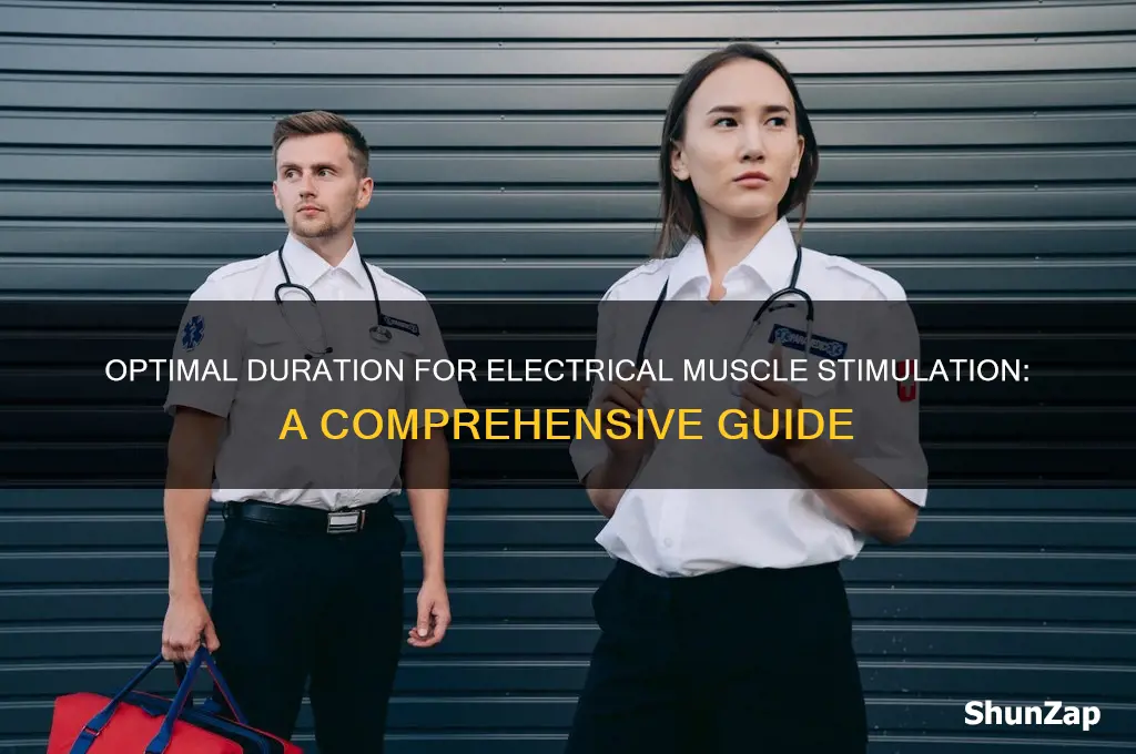 how long should you use electrical muscle stimulation