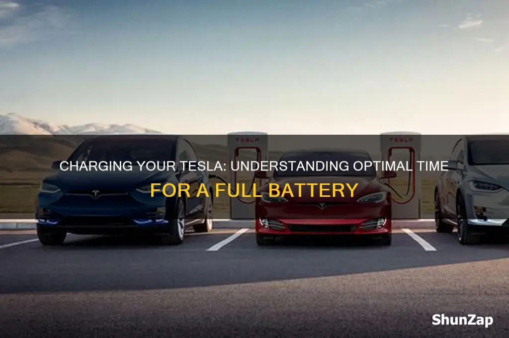 how long to charge a tesla electric car
