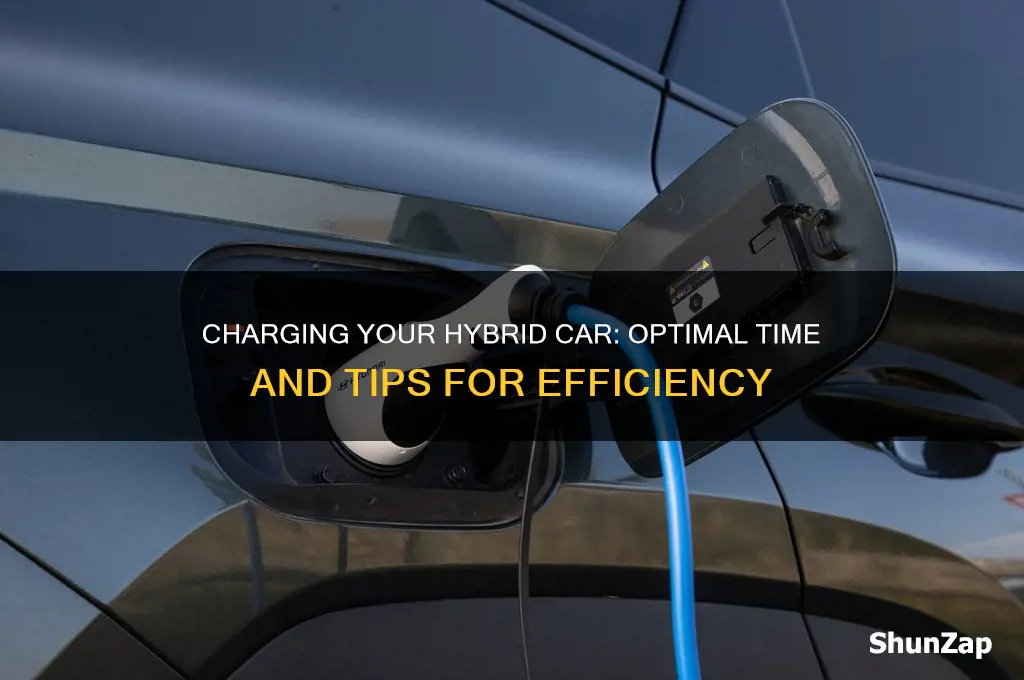 how long to charge an electric hybrid car