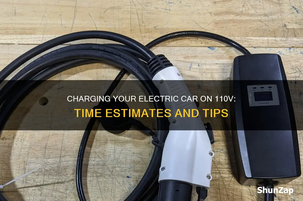 how long to charge electric car on 110v
