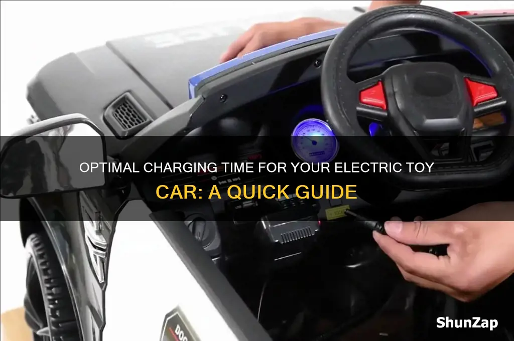 how long to charge electric toy car